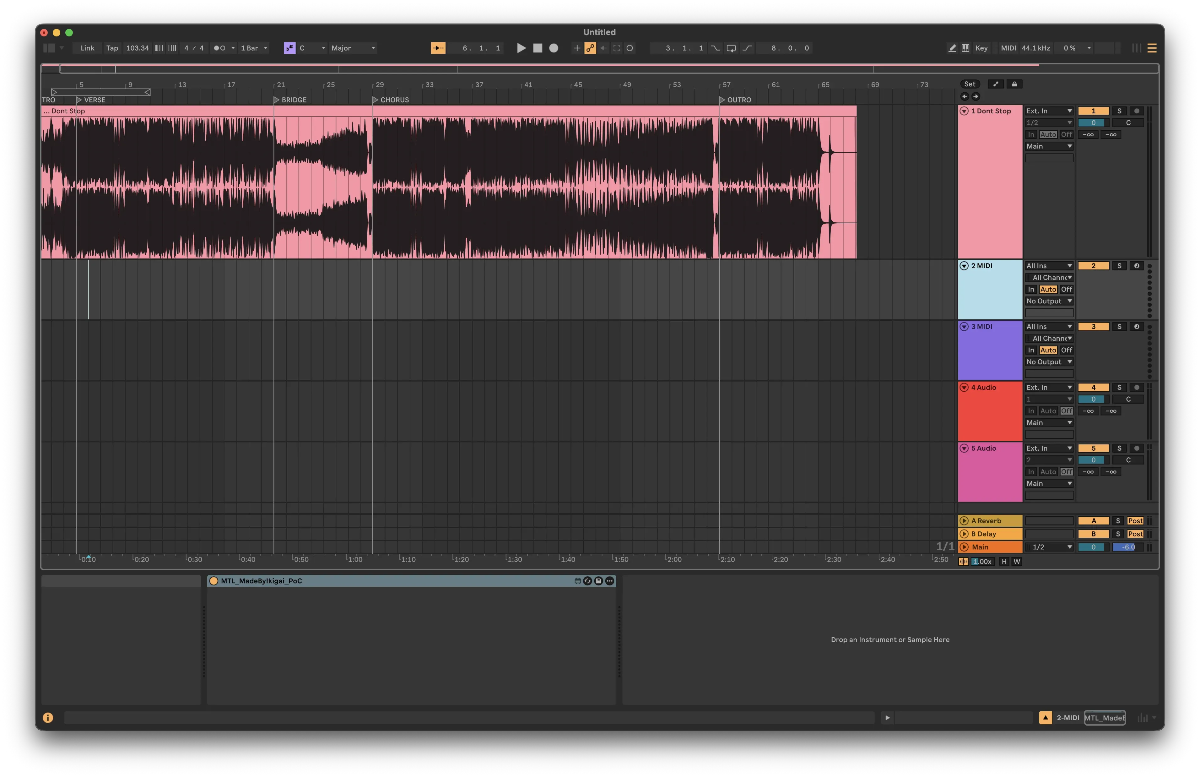 Exporting Ableton Live Locators to JSON with Max for Live