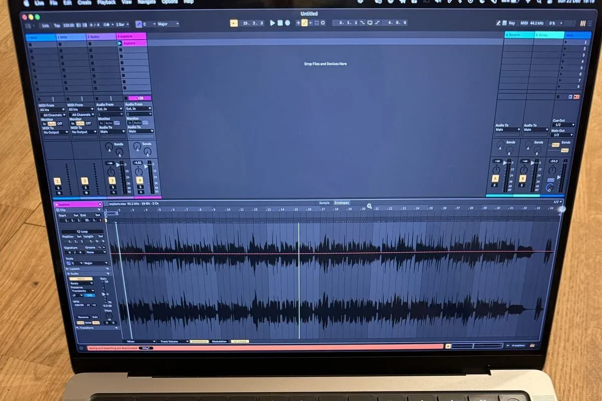 Arduino MIDI Controller connected to Ableton Live