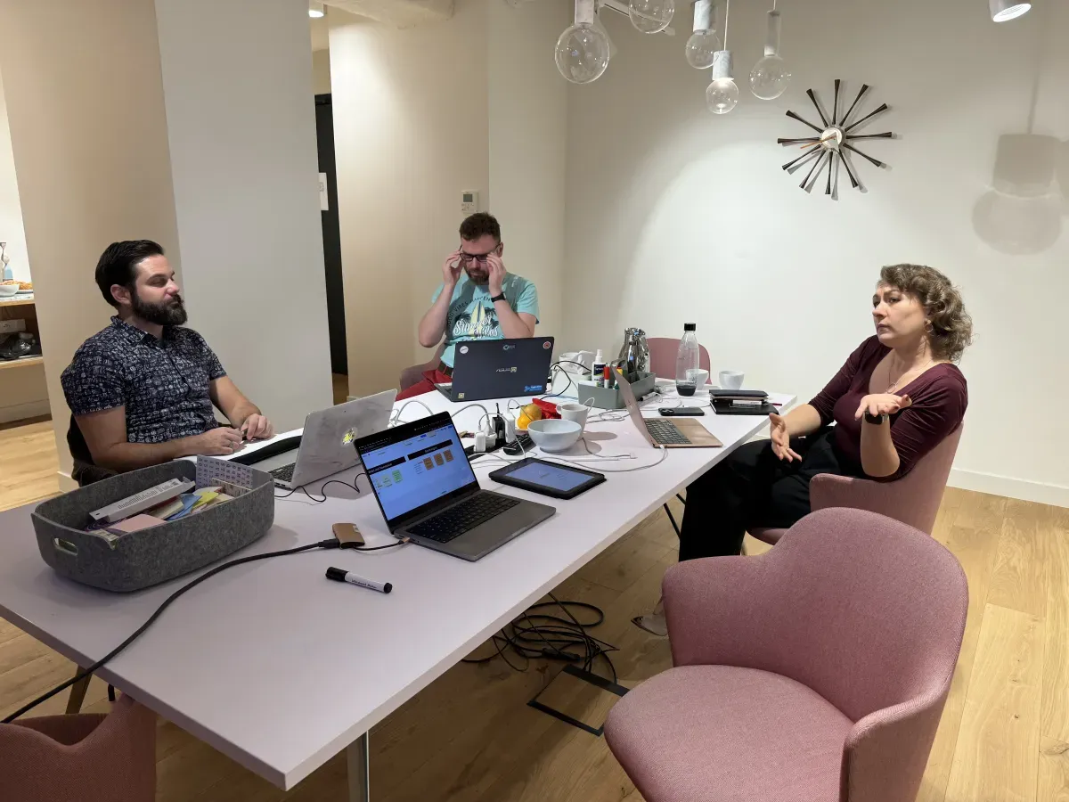 Workshop in progress