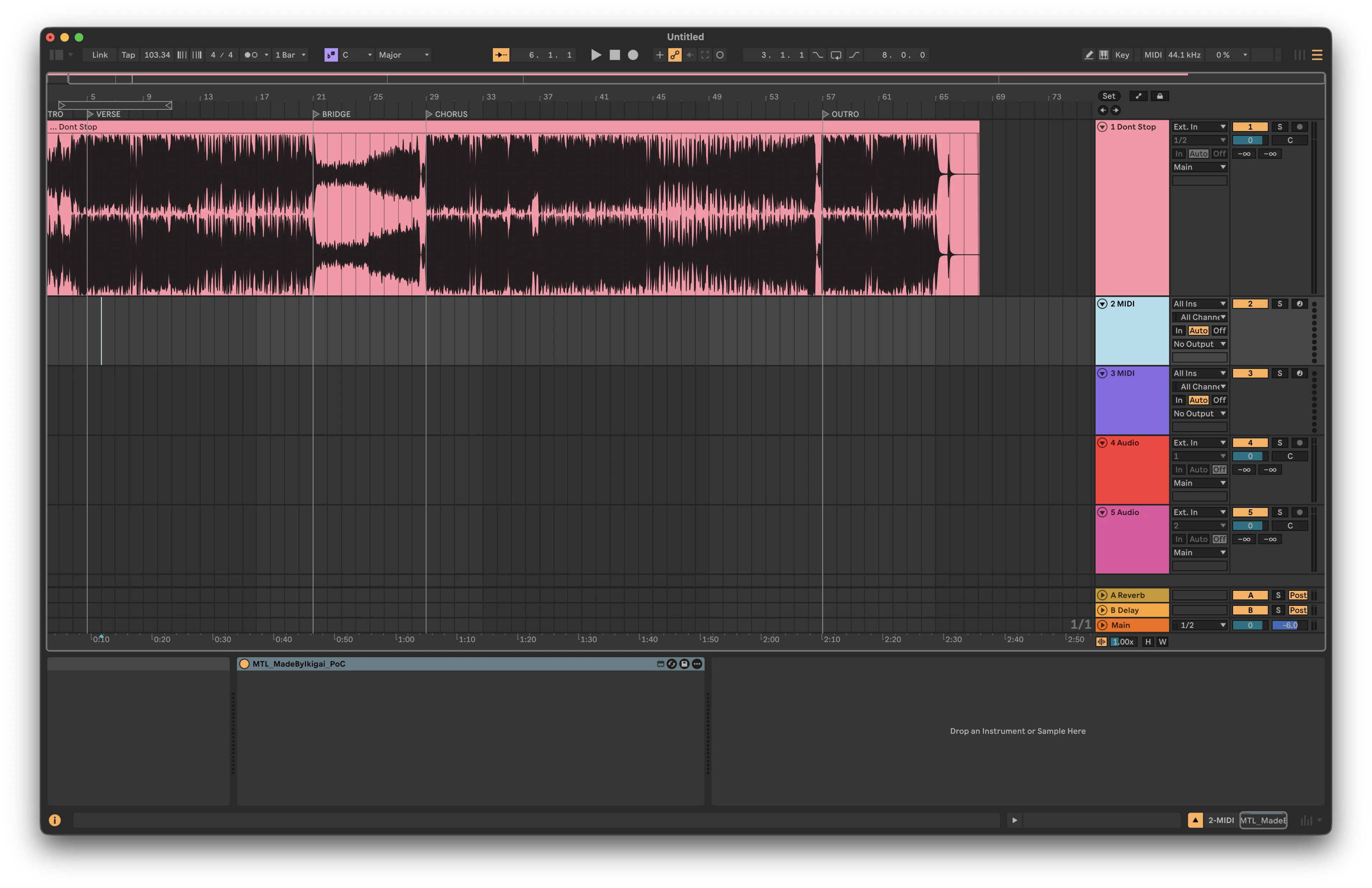 Exporting Ableton Live Locators to JSON with Max for Live